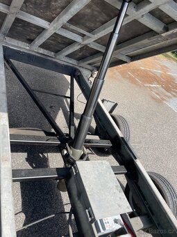 Bržděný , elektrický, třístranný sklápěč s klecí, 3000 kg - 6