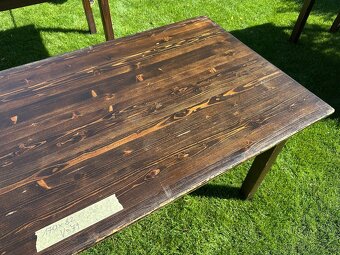 Židle TON, masivní stoly a lavice ze smrkového dřeva - 6