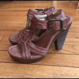 FRYE LUXUSNÍ KOŽENÉ LODIČKY SANDÁLKY 38 UK 5,5 HIGH HEELS - 6