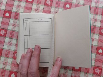 Osobní plán velitele – originální vojenský zápisník ČSĽA - 6
