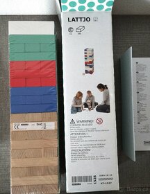 Guma na skákání pro děti, Skládací Dřevěná hra IKEA  -NOVÉ - 6