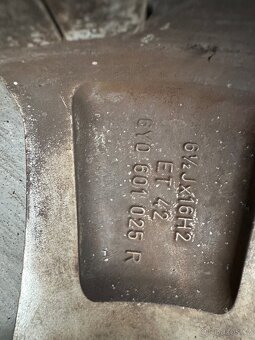 Originál Škoda Alu disky 5x100 r16 + letní pneu - 6
