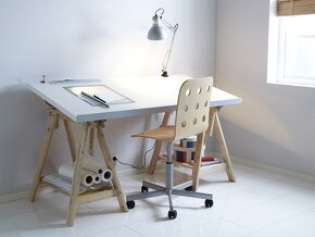 Kreativní stůl do dětského pokoje v barvě duhy - 6