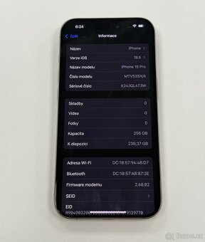 iPhone 15 PRO 256GB ✅ JAKO NOVY - 6