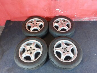 ALU disky 4x100 R14 Seat 6Jx14H2 ET 38 s letními pneu 185/60 - 6