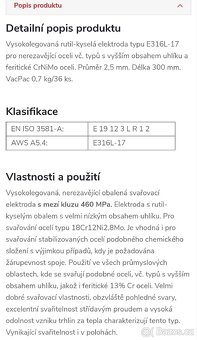 Svařovací elektroda ESAB OK 63.30 2,5×300mm, 36ks - 6