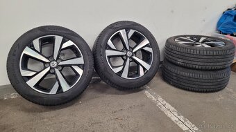 Litá kola Škoda, Volkswagen, Seat 205/55 R17, 5x100 vc. Pneu - 6
