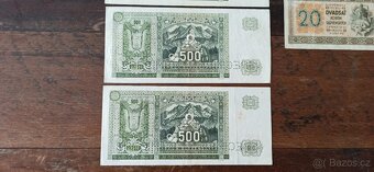 Bankovky Slovenský Štát. Slovensko. - 6