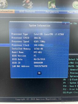 PC SET i7-4790K + 32GB RAM + Gigabyte GA-H97-HD3 - 6