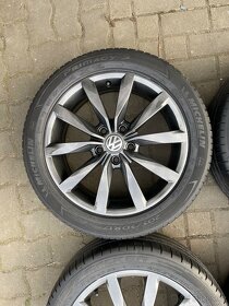 ORIGINÁL Alu Volkswagen Dijon 5x112, R17- TOP - 6