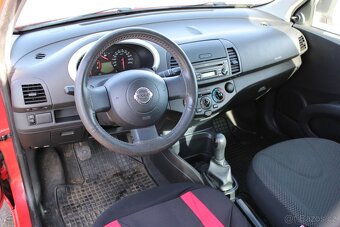 Nissan Micra 1,2i 48KW, KLIMA, STK 12/2026, r.v. 2010 - 6