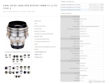 Carl Zeiss Jena Biotar 75mm f/1.5 Exakta Ver. 3, Servis 2025 - 6