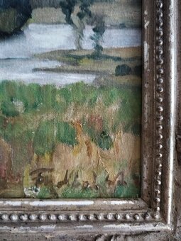 obraz VYSOKÉ NEBE, olej, sign. Franta Líbal - 6