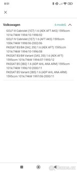 Rozdělovač VW 1,6 / 1,8 - 6