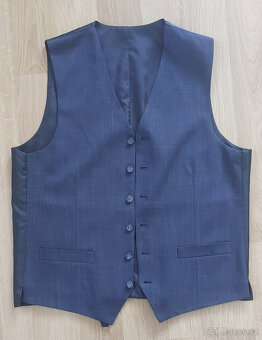 Pánský oblek, sako + kalhoty + vesta - 6