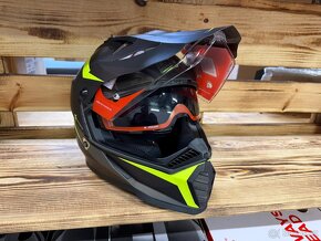 Enduro helma LS2 MX436 PIONEER EVO ROUTER BLACK H-V YELLOW - 6