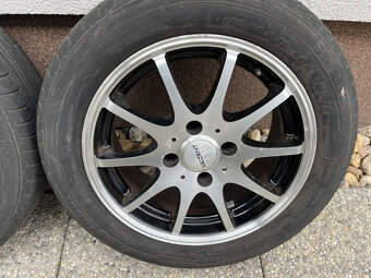 ALU 4x108, 15" + letní 185/60/R15 , CITROEN, PEUGEOT - 6