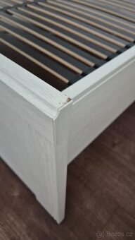 Postel IKEA 160x200 + rošty + matrace zdarma - 6