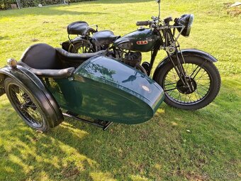 BSA m20 r.v. 1937 sidecar, s TP a SPZ - 6