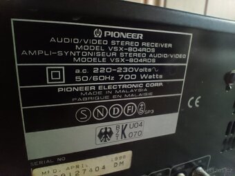 Receiver PIONEER VSX - 804RDS - 6