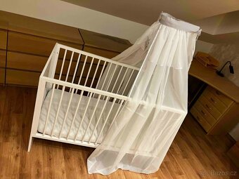 Dětská postýlka s nebesy - 6