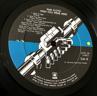 PINK FLOYD 75 WISH YOU WERE HERE JAPAN 1. PRESS - 6