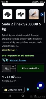Činky 2x5 kg - 6