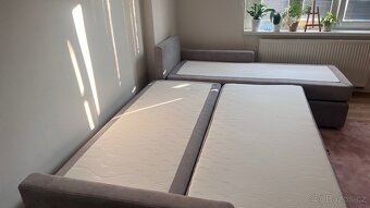 Exklusivni sedačka na každodenní spaní 280/100/195 taburet - 6