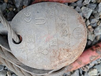 Vázací ocelová lana - dvojhák - mám 2 kusy - 6