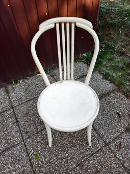 Starožitná židle Ton z ohýbaného dřeva - 6