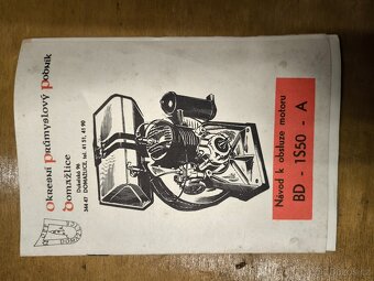 Motor BD 1S50-A, + celá benzinová sekačka - 6