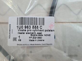 NOVÁ Dečka výhřevu sedáku Octavia 1 - ORIGINÁL - 6