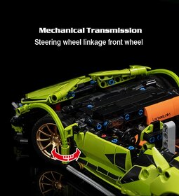 Stavebnice RC Lamborghini kompatibilní s LEGO - 6