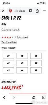 Motocyklové boty ALPINESTARS vel.46 - 6