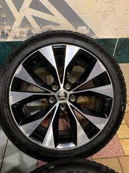 Alu kola Škoda R18 5X112 ZÁNOVNÍ ZIMNÍ PNEU 235/45 R18 8,5mm - 6