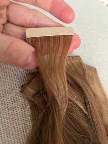Středoevropské vlnité vlasy tape in premium secret spoje vla - 6