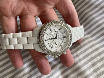 Automatické náramkové hodinky Chanel Chronograph White - 6