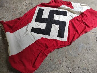 VELKÁ VLAJKA/PRAPOR HITLERJUGEND,90 X 150 CM,ZNAČENÁ - 6