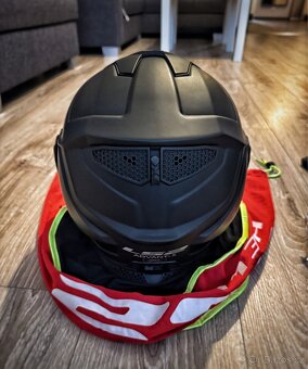 Překlopná helma LS2 Advant X - černá matná vel. XL - 6