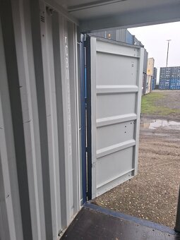 Námořní kontejner 20' – tmavě modrý, EASY OPEN, skvělý stav - 6