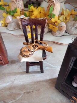 Keramicka dekorace mini nábytek - 6