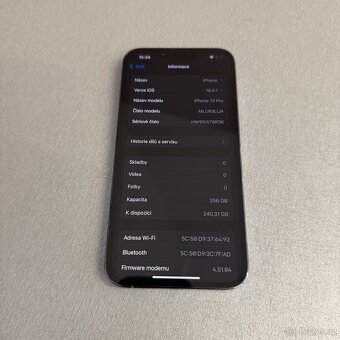 iPhone 13 Pro 256GB sierra blue, jako nový, záruka - 6