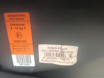 Autosedačka Romër plus 9-18kg - 6