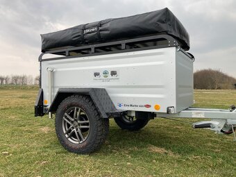 Multifunkční Přívěsný Vozík OFFROAD Camping Poklop na Stan - 6