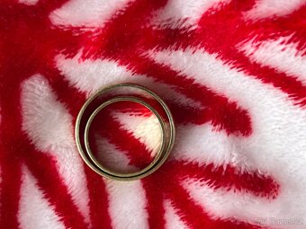 zlaté snubní prsteny – 14 karátů (585/1000) - 6