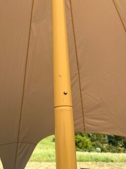 Napínací party stan 20x10m krémový - 6