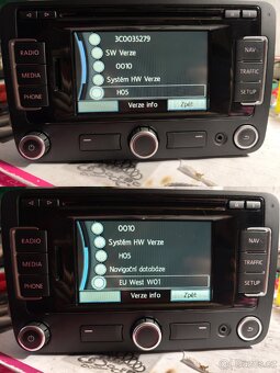 VW RNS315 BT DAB autorádio navigace 3C0035279 - 6