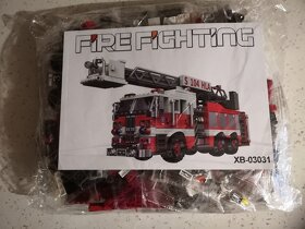 Stavebnice hasičské auto , kompatibilní s LEGO - 6