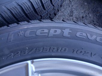 P- Sada NEJETÝCH Alu kol Borbet 225/55R18 zimní - 6