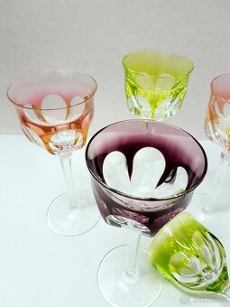 Moser sklenice na stopce " Lady Hamilton" - 6